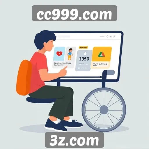 Acessibilidade e interface do usuário no cc999.com